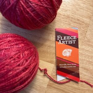 2 Skeins SEA WOOL- Hand Dyed